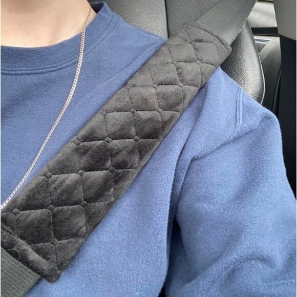 Soft Auto Seat Belt Cover Seatbelt Shoulder Pad 2 PCS - Picture 1 of 3